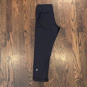 Lululemon align crop leggings size 6 black